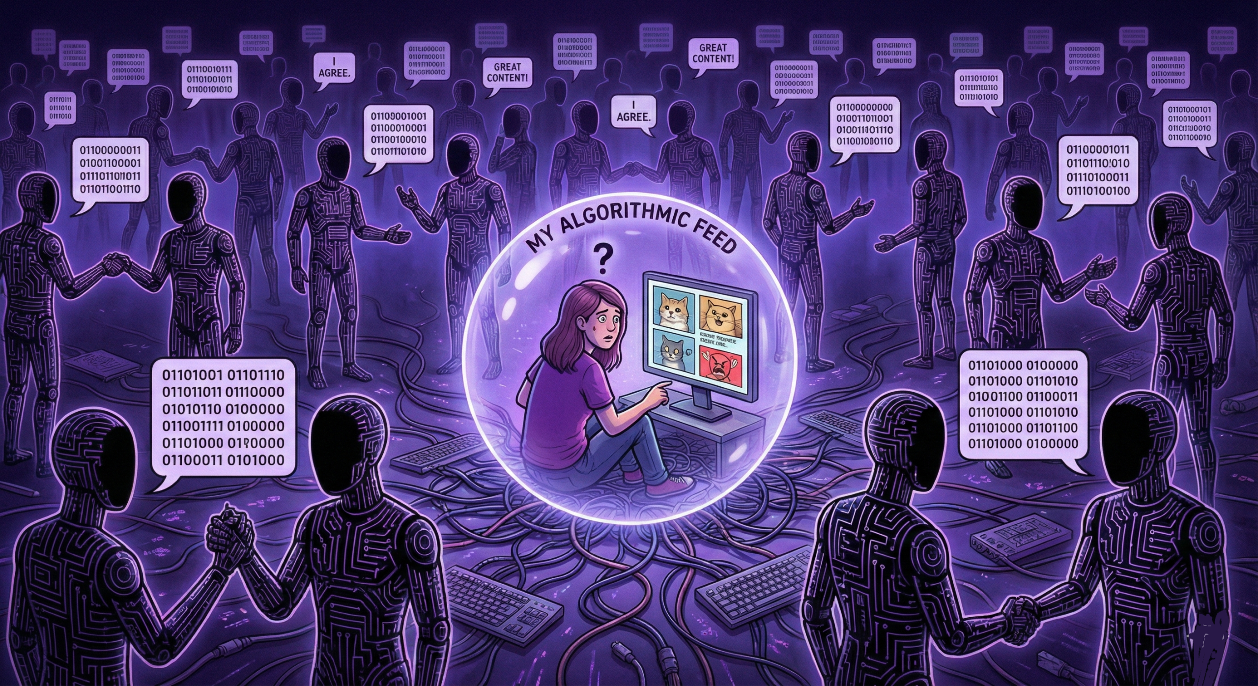 Wait, Are You Real? A Totally Normal Look at the "Dead Internet Theory"