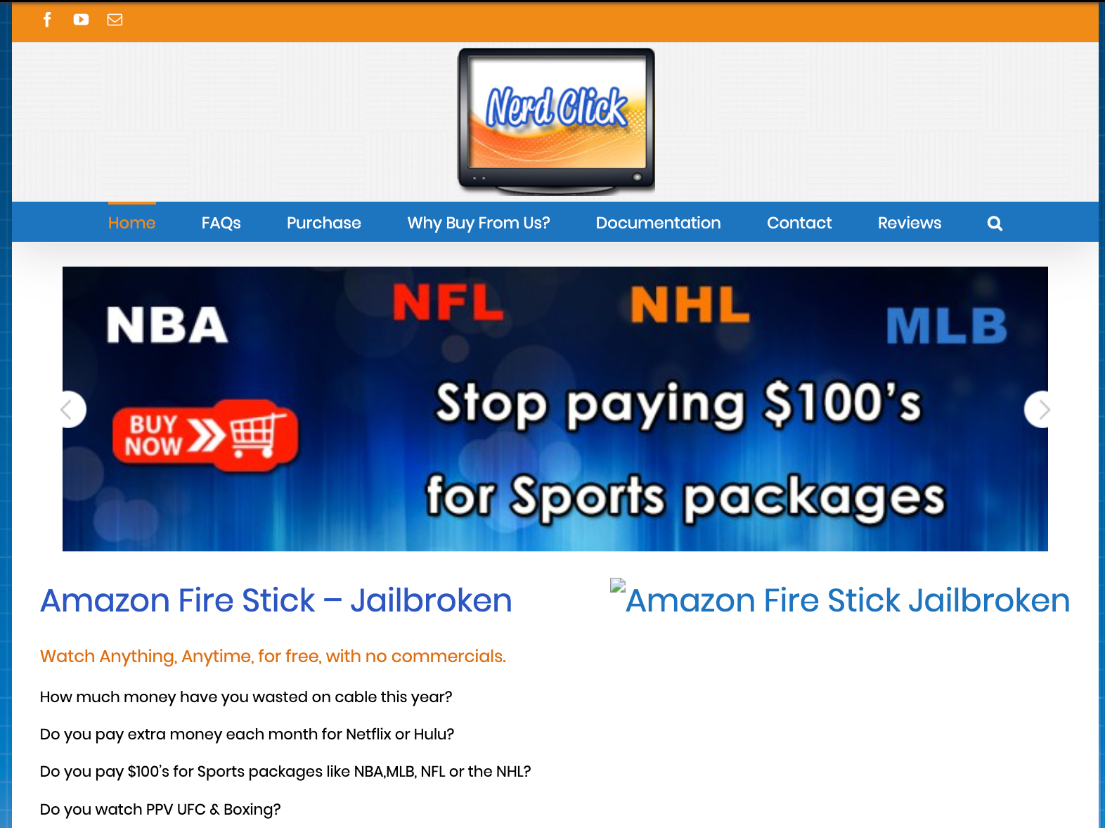 Nerd Click website