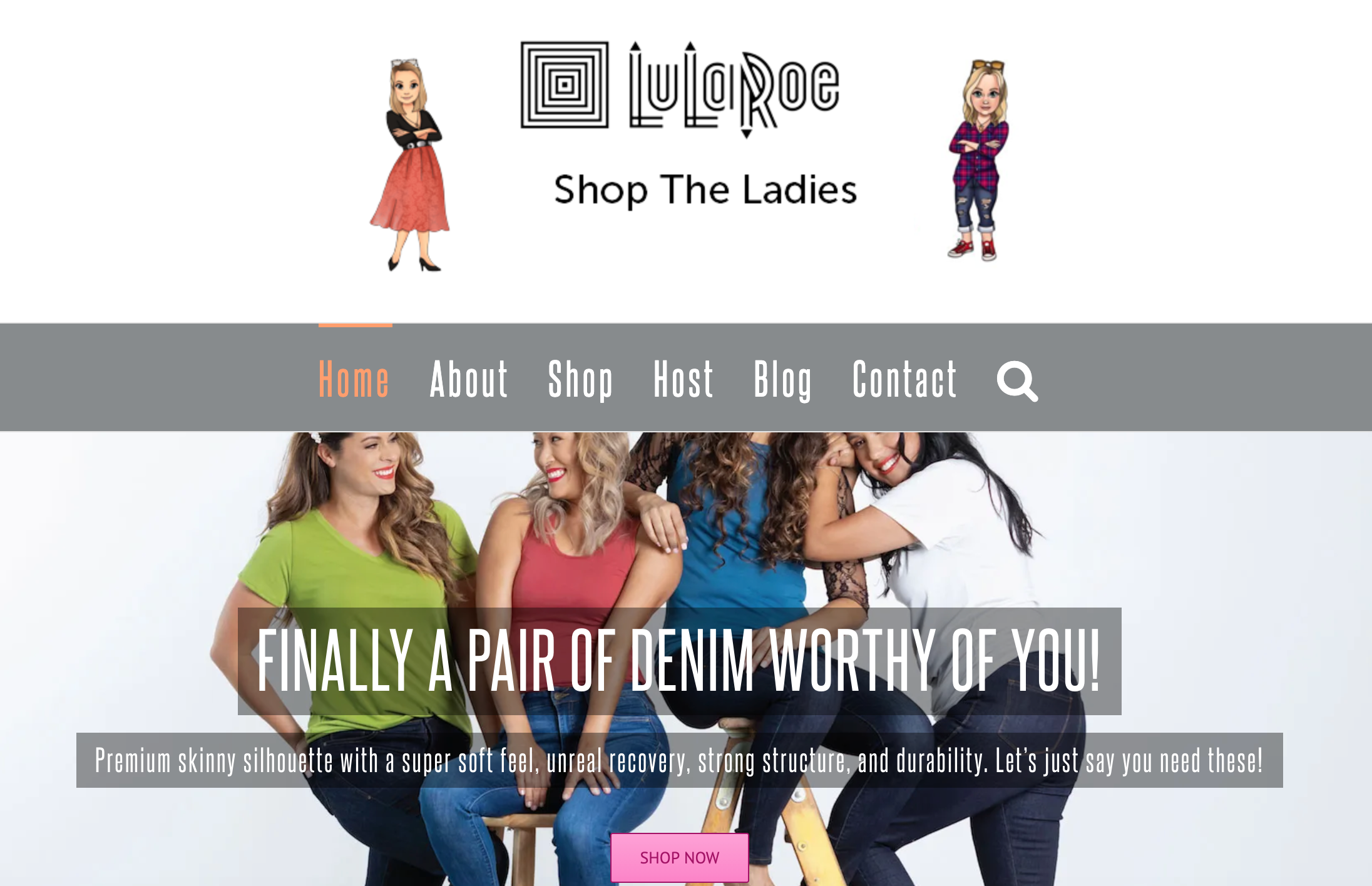 Shop The Ladies website